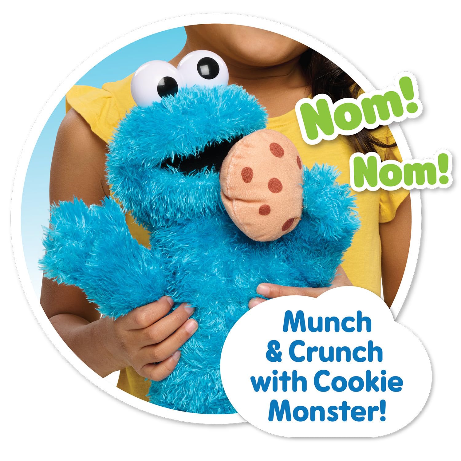 Amazon.com: Just Play Sesame Street 13.5-inch Nom Nom Cookie