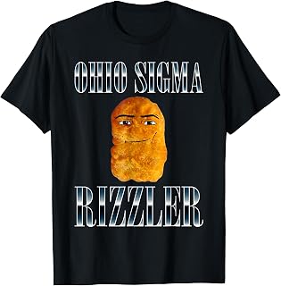 Ohio Sigma Rizzler Chicken Nugget Meme T-Shirt