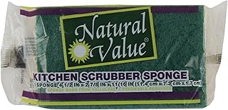 Natural Value Kitchen Scrubber Sponge, 1 ct