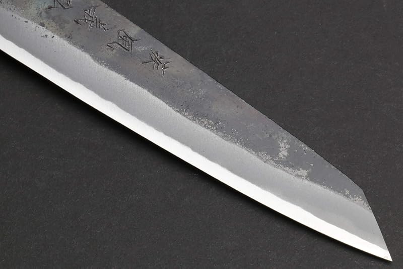 Yoshihiro Aogami Super Blue High Carbon Kurouchi Petty Kiritsuke Utility Knife (6'' (150mm) & No Saya)
