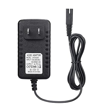 Charger Replacement for Waterpik Water Flosser WP360W WP462 WP450, Power Supply, 5ft, Black