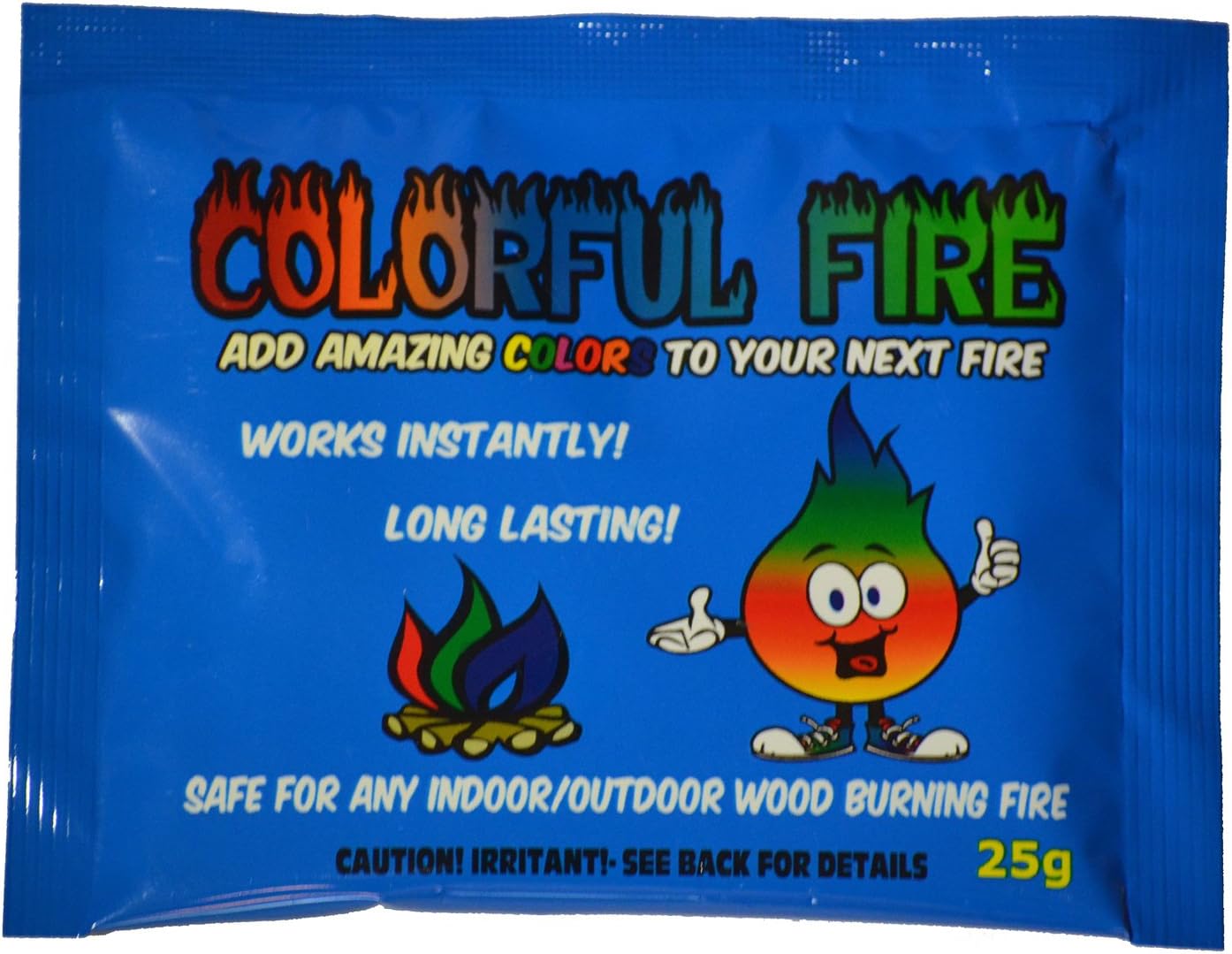 Campfire Colorant - Smoke-Free, Odor-Free, Works Instantly - Made in USA