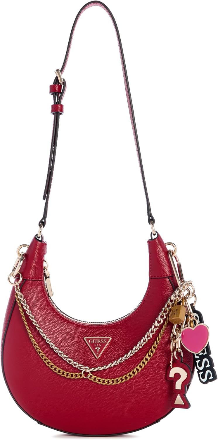 GUESS Davina Shoulder Bag, RED