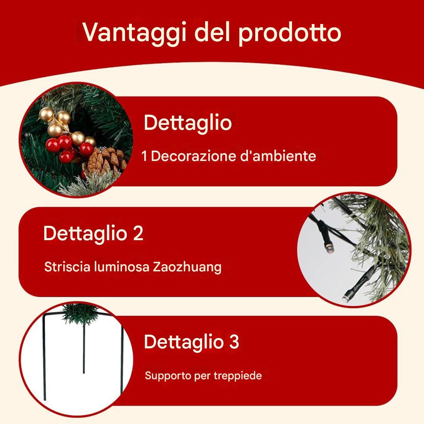 Relleno para Urna De Navidad Decoración Estacional Artificial Iluminada | Relleno Festivo Para Macetas Para Propietarios Y Decoradores Del Hogar Porche Entrada Umbral Patio Jardín Interior