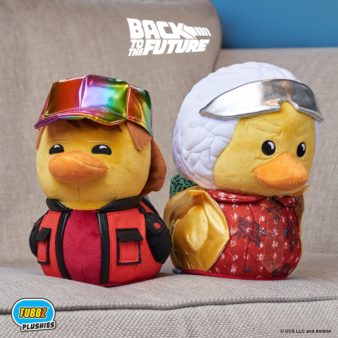TUBBZ Mini Marty McFly – Figura Coleccionable De Pato De Goma De Back To The Future, 5 Cm