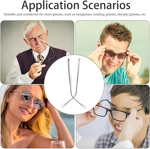 Miniatura 6 de Cabilock 1 par de lentes de metal de repuesto para brazos, lentes de repuesto para patillas, brazos, piernas, marco templo