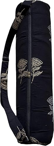 Generic YB0001 - Bolsa para esterilla de yoga para mujeres y hombres, bolsa de gimnasio de yoga de 14 pulgadas y 13 pulgadas de grosor, bolsa de