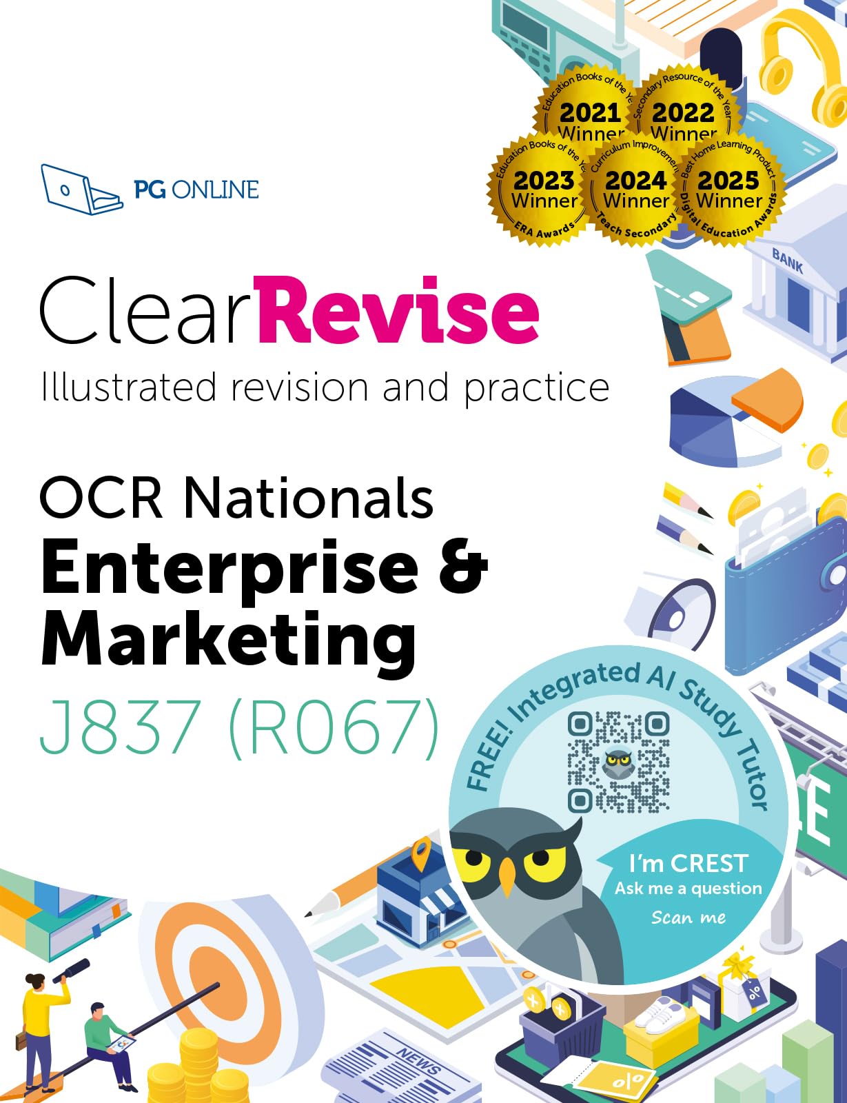 OCR Cambridge Nationals Level 1/2 Enterprise and Marketing: Illustrated Revision and Practice (ClearRevise OCR Cambridge Nationals Enterprise and ... OCR GCSE Enterprise and Marketing J837)