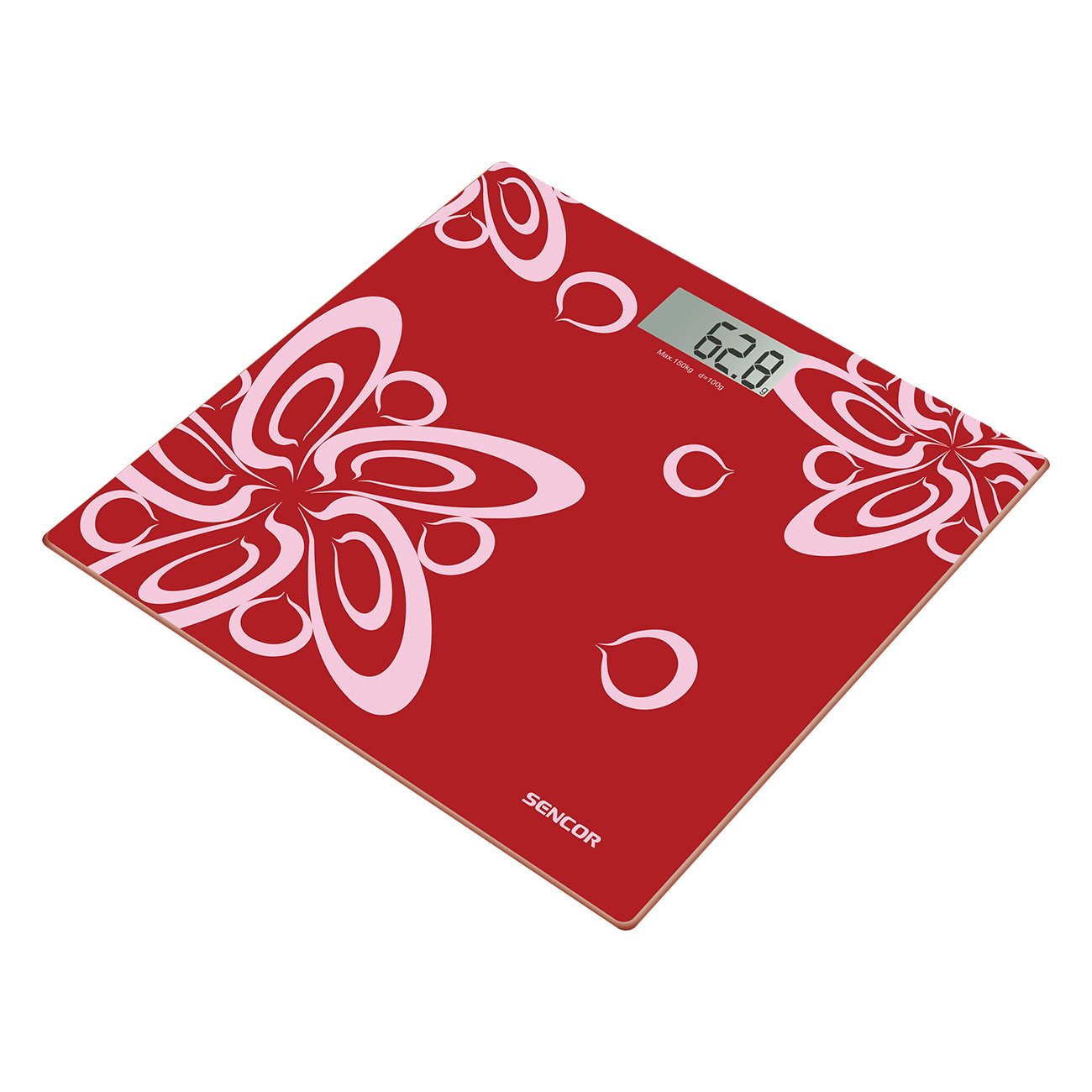 SENCOR SBS 2507RD Digital Bathroom Scales Red