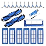 21 Pack Replacement Parts for Eufy RoboVac 11S Max, 15C, 30C, 35c, 15t, 39 Series G10 G20 G30 G32 Edge Verge Hybrid Accessory Vacuum Cleaner Filters, Side Brushes, Roller Brushes