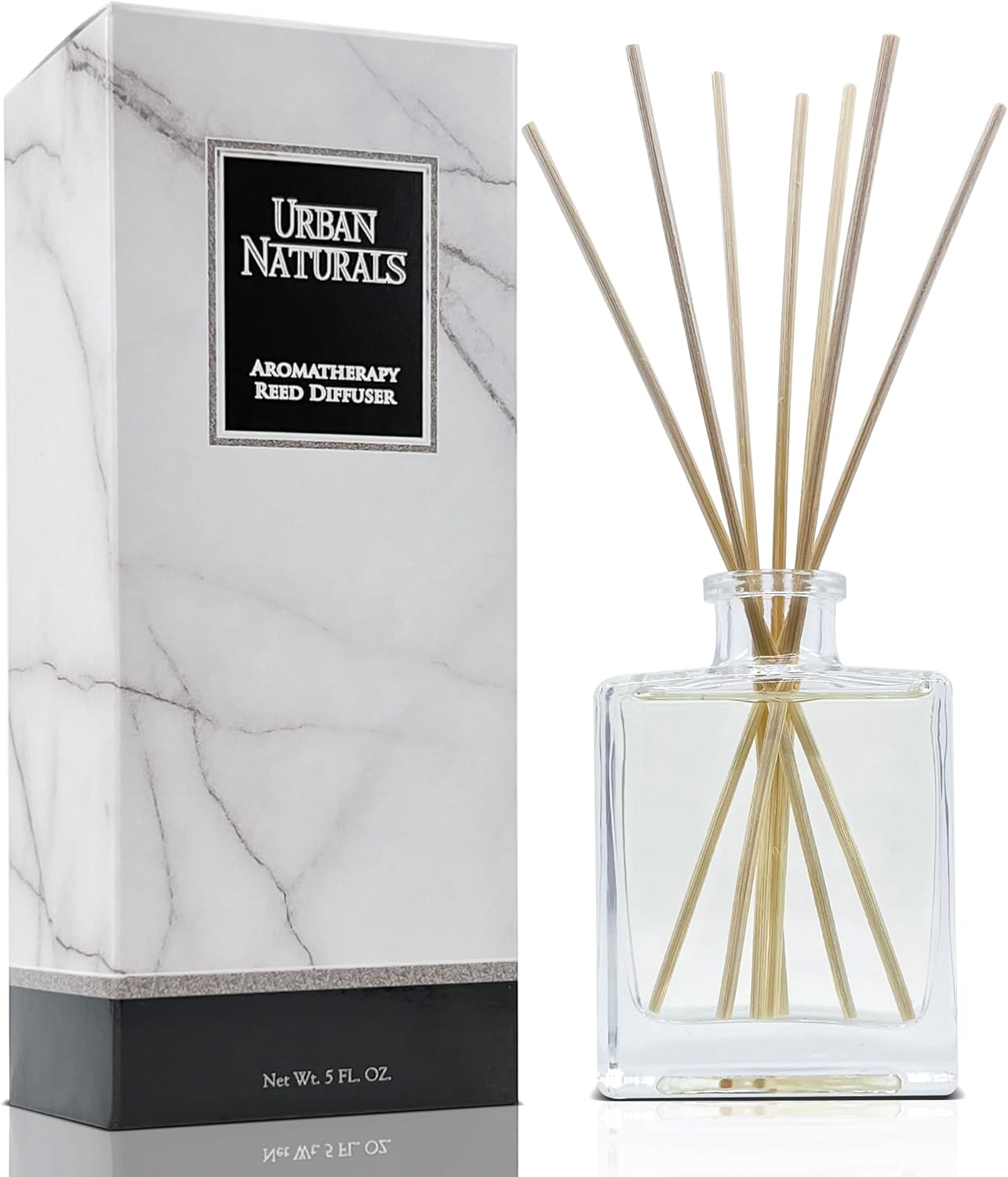 Urban Naturals Lemon Verbena Reed Diffuser Set with Reed