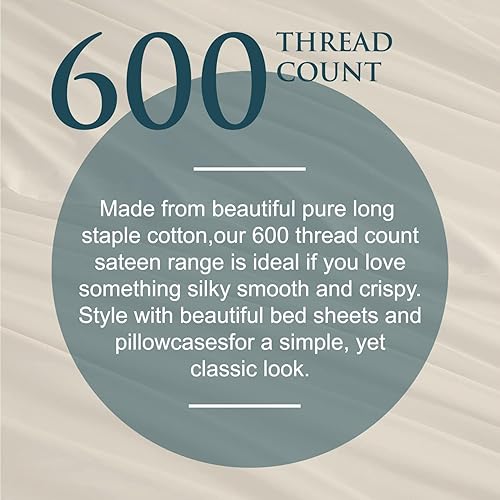 Miniatura 6 de Juego de sábanas de tamaño King divididas - Sábanas de lujo de tamaño King divididas para cama ajustable - 100% algodón, sábanas de tamaño King