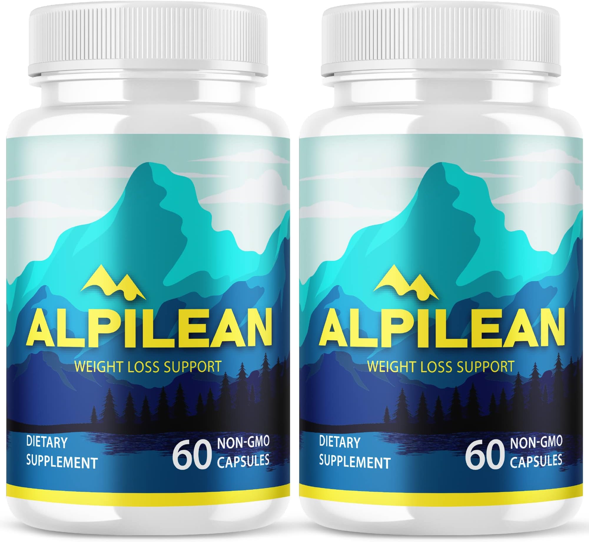 IDEAL PERFORMANCE (2 Pack) Alpilean Pills - Official Formula Non GMO - Alpilean Supplement Tablets Vitamin Capsules Pills (120 Capsules)