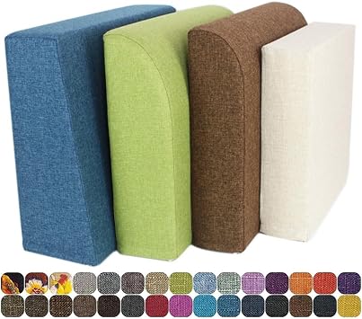 Custom Size Back Cushion for Sofa Bench, Made to Measure Backrest Cushion | 300+ Color Back Support Cushion Replacement for Couch Bed RV Car Patio Wicker Furniture Chaise Lounge