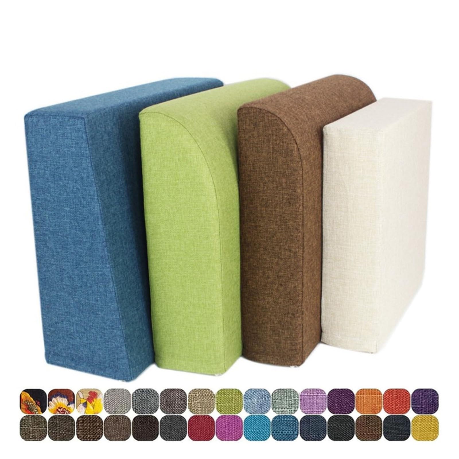 Coussin de dossier personnalisé intérieur extérieur pour banc de jardin
