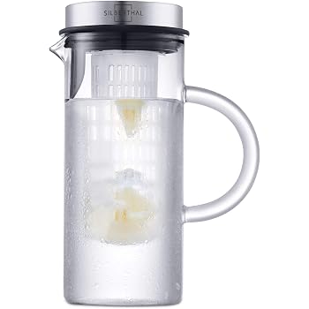 Silberthal Pichet A Infusion En Verre 1l Avec Infuseur Carafe