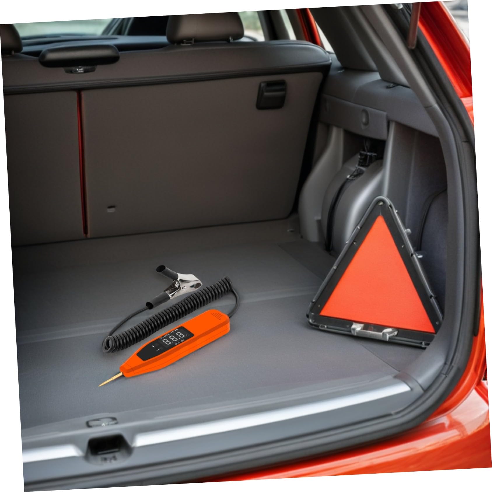Didiseaon Comprobador de Circuitos Automotriz Pantalla Digital 5-32v Resistente Abs y Componentes Electrónicos Herramienta Confiable para Diagnóstico Eléctrico en Coches