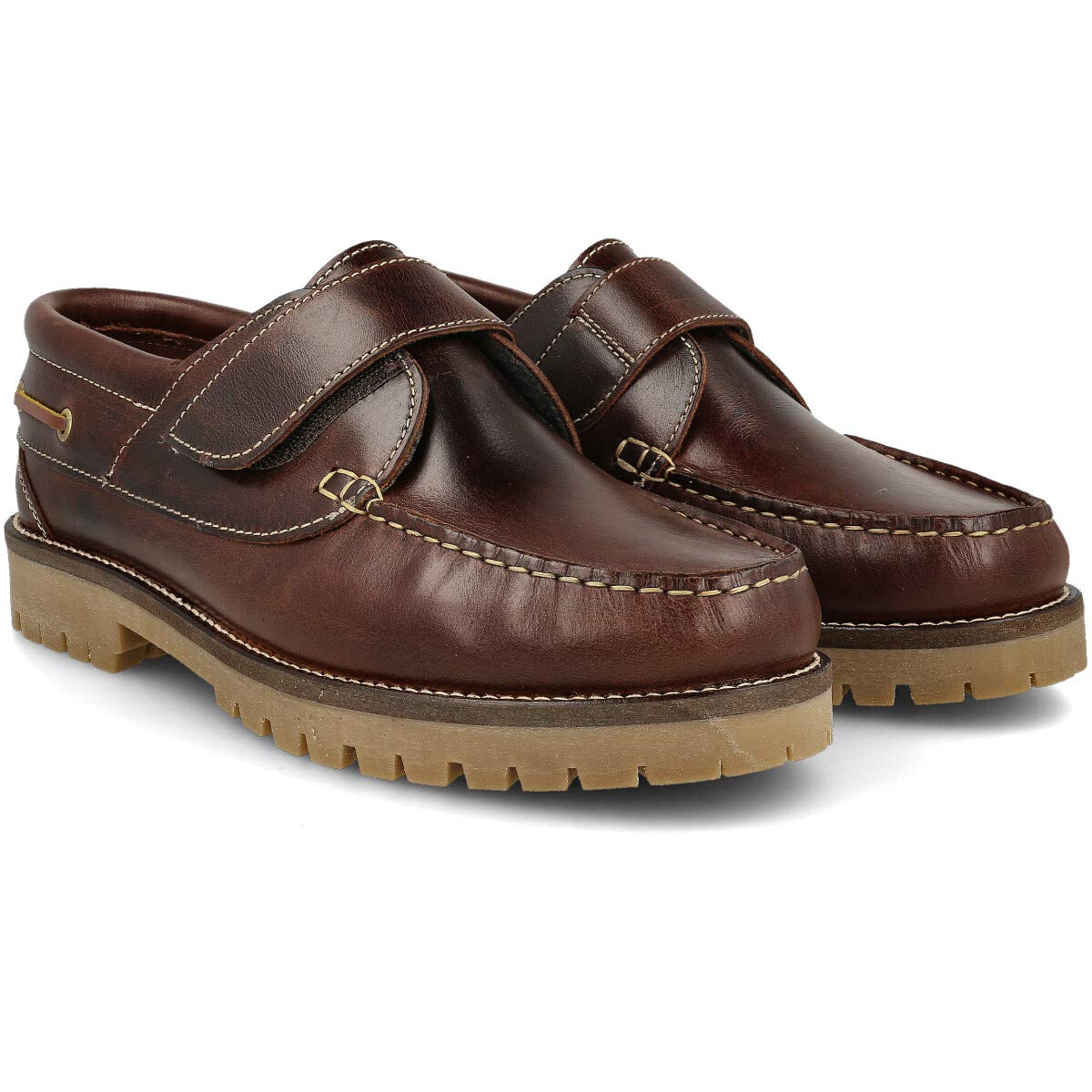 Zapatos Náuticos Timber de Piel Seahorse Engrasada 3-Ojales Hecho en España