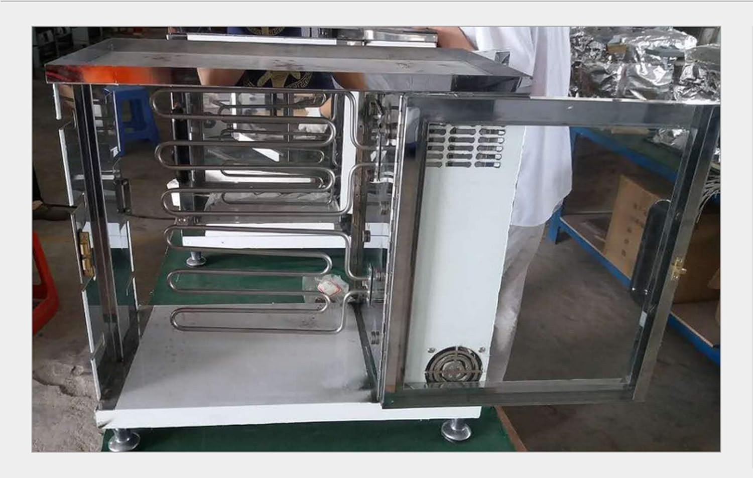 Chimney cake oven machine,Bread barbeque machine/chimney Waffle maker Hungarian bread roll machine 3000w (110V/60HZ, 16 pcs baking roll)