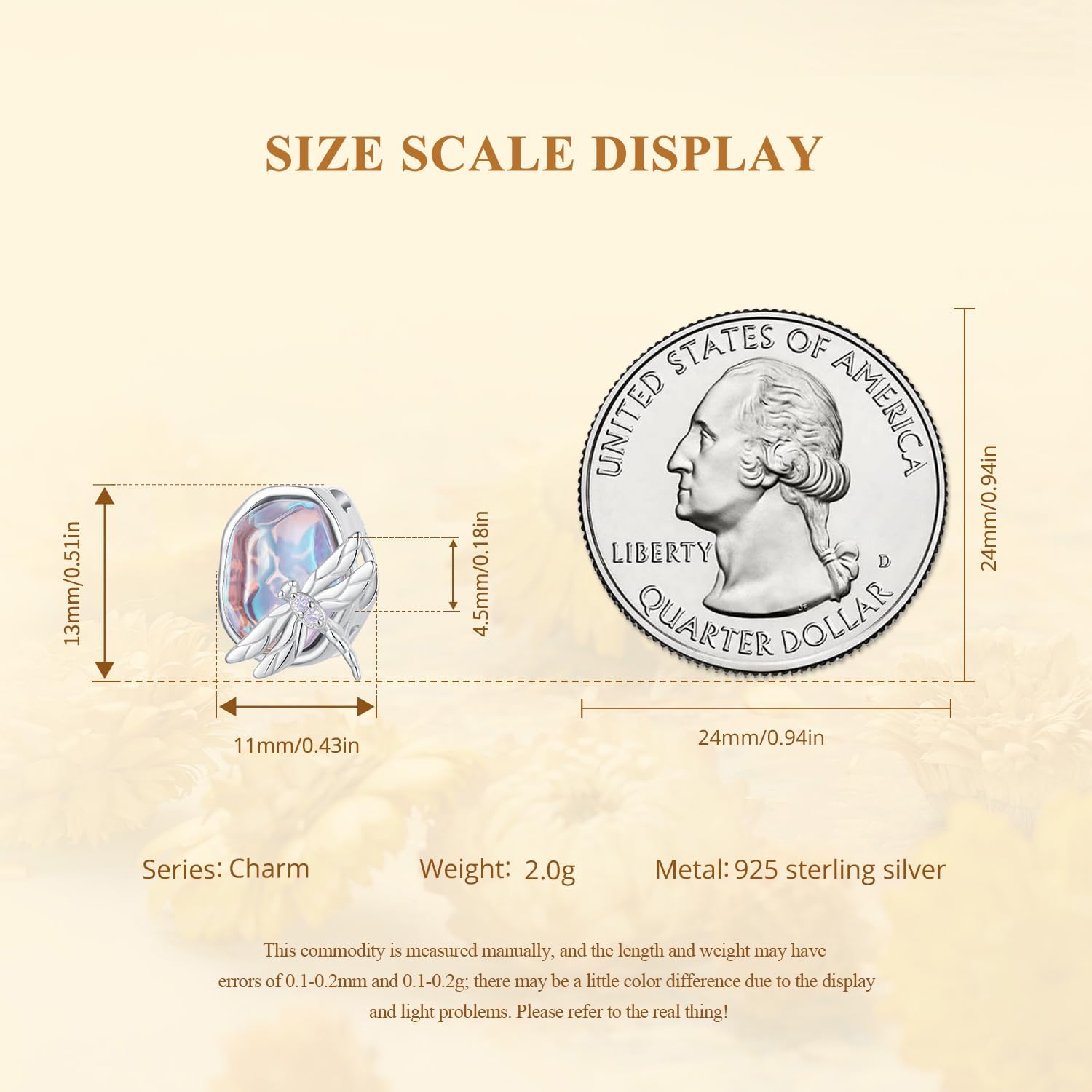 MUNDELL Authentic 925 Sterling Silver Sun Butterfly Heart Moon Lotus Shiny CZ Pendant Charm for Original Charm Bracelet or Bangle - Image 6