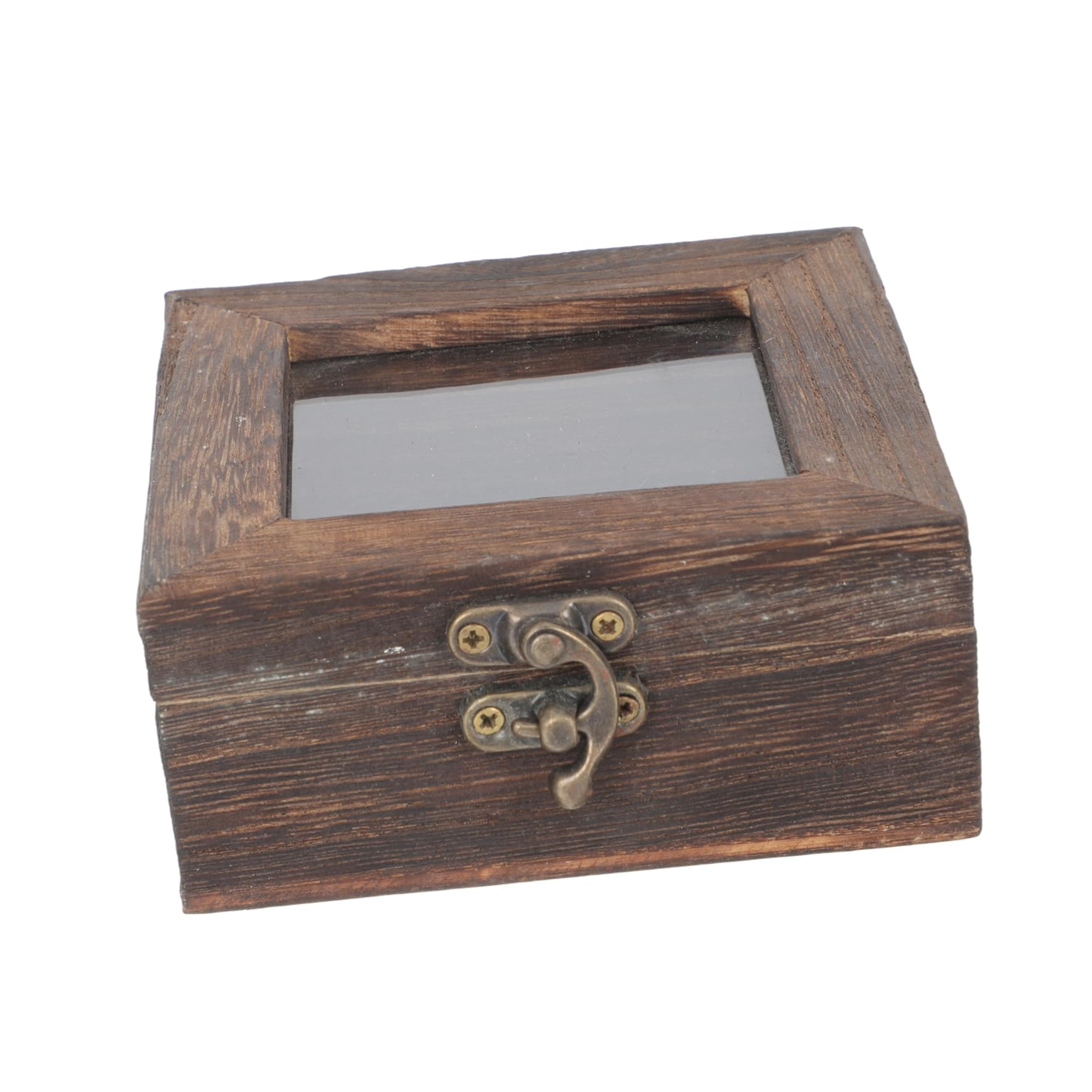 Ipetboom Vintage Style Butterfly Specimen Box Large Display Case for Jewelry Collectibles Wooden Acrylic Case Lid