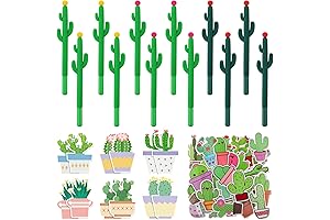 74-Piece Back-to-School Cactus Party Favors: Ideal Gifts for Cactus Enthusiasts