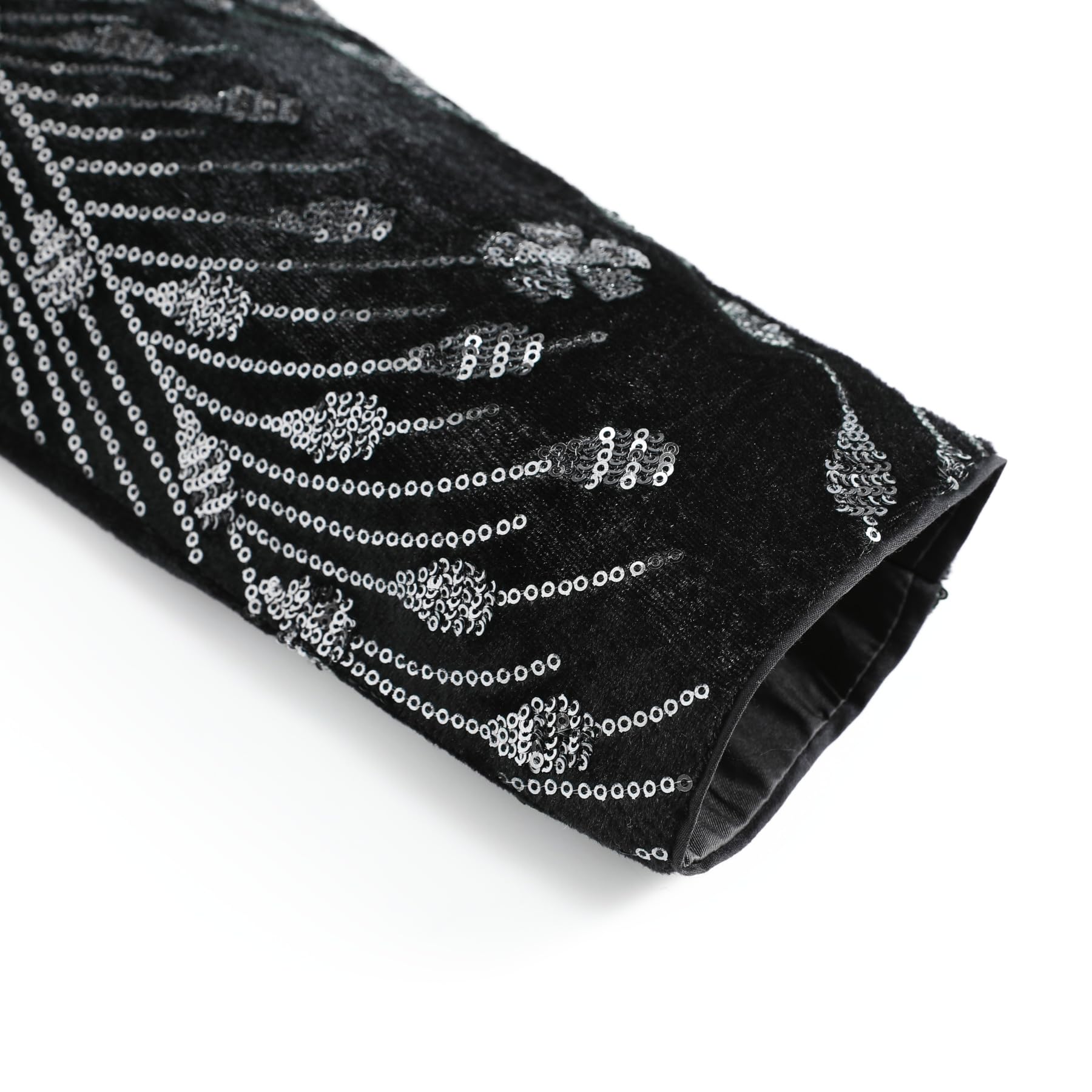YFFUSHI Blazer da Uomo con Paillettes Giacca da Abito di Lusso Slim Fit Giacca da Smoking Scintillante Eleganti Festa