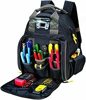 Vista 1 de CLC Custom Leathercraft L255 Tech Gear 53 Pocket Lighted Backpack, Black