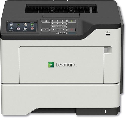 Lexmark Impresora láser monocromática 36S0500 MS622de, escanea, copia, lista para red, impresión a doble cara y características profesionales, gris