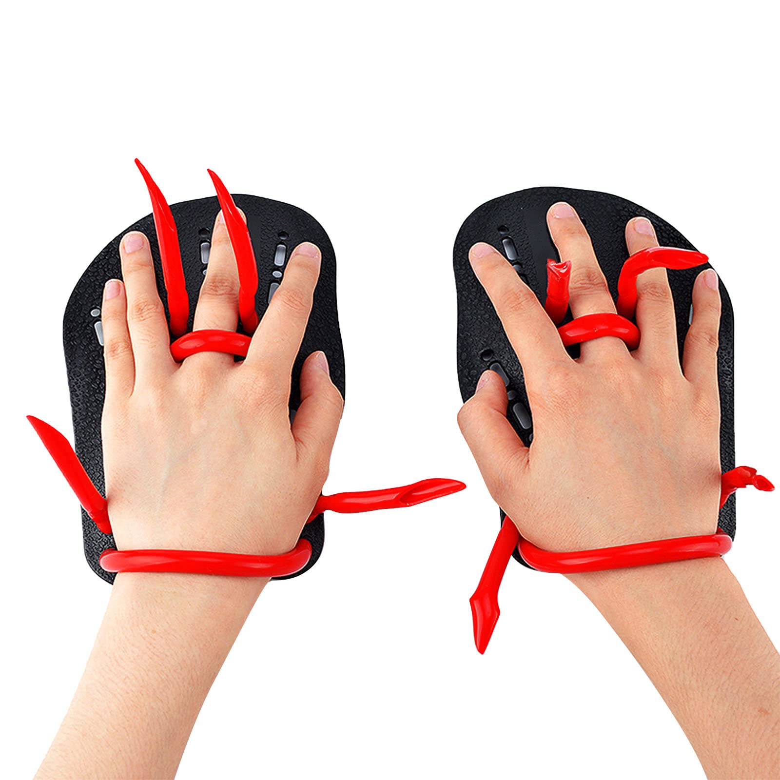 YJZQ Palmés Palette de Nautique Gants de Natation en Silicone Gants Pagaies d'Entraînement Multi Usages Paddle Palettes de Main pour Natation Plongée à la Piscine M pour Adulte