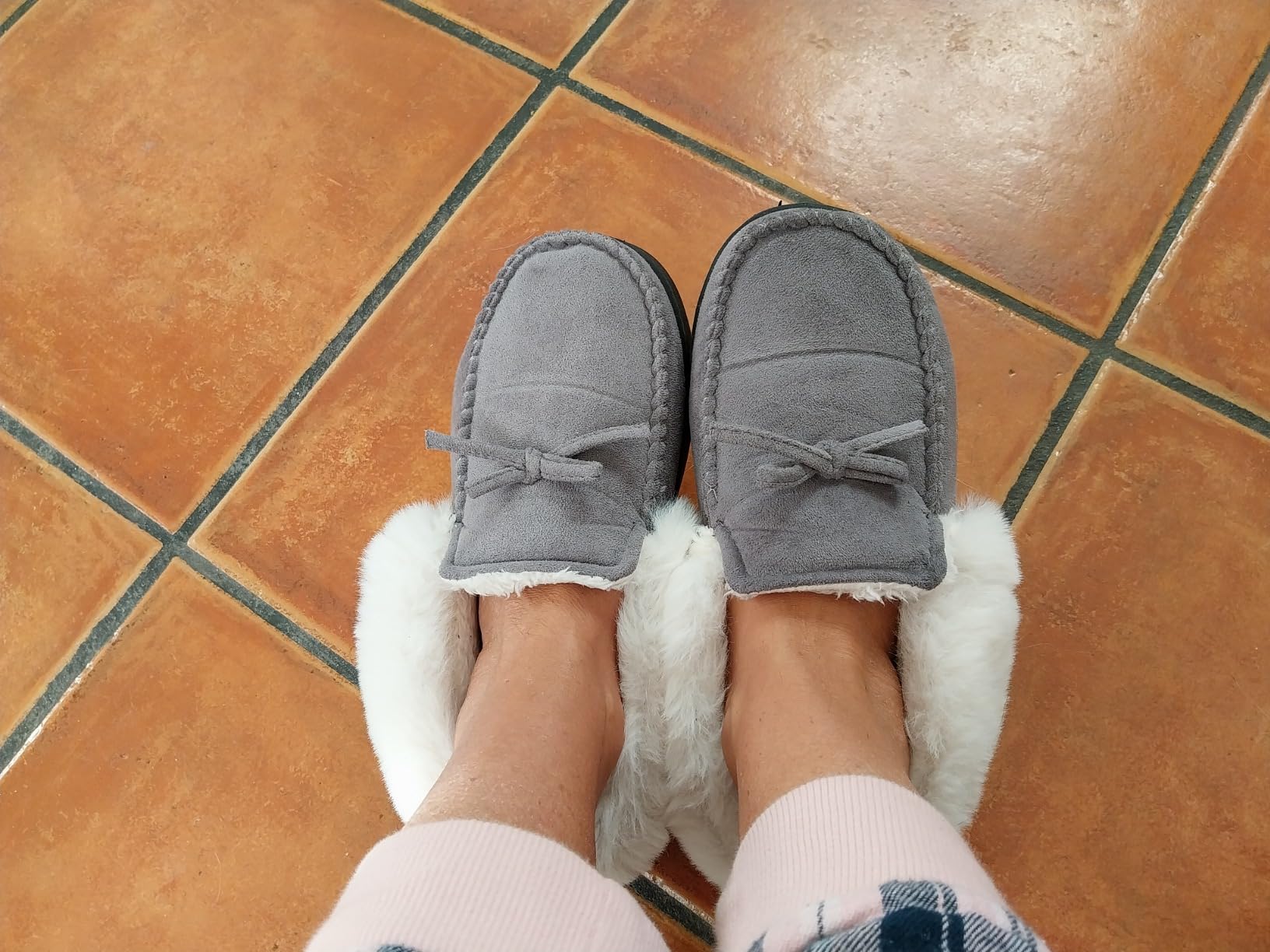 Pantofole Con Suola Gomma PANTOFOLE MEMORY FOAM MISHANSHA - Calde, Morbide, Antiscivolo, Unisex Per Casa E Esterno Comode Pantofole Sintetiche - Foto 3