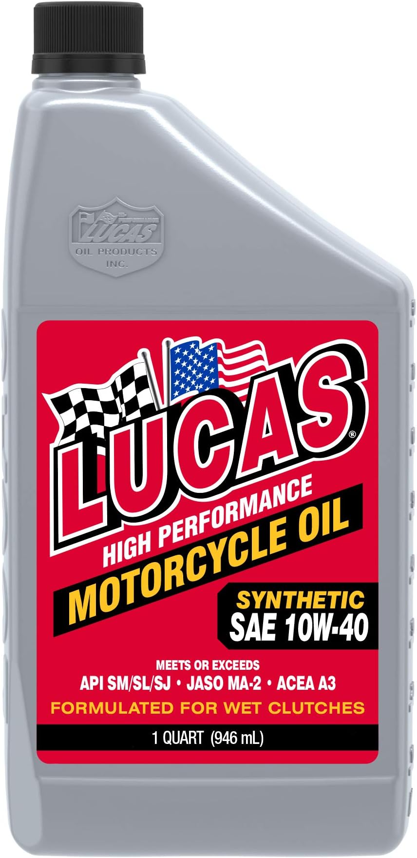 10793 Synthetic SAE 10W-40 Motorcycle Oil Ma2, 32. Fluidounces, 1 Quart, 1 Pack