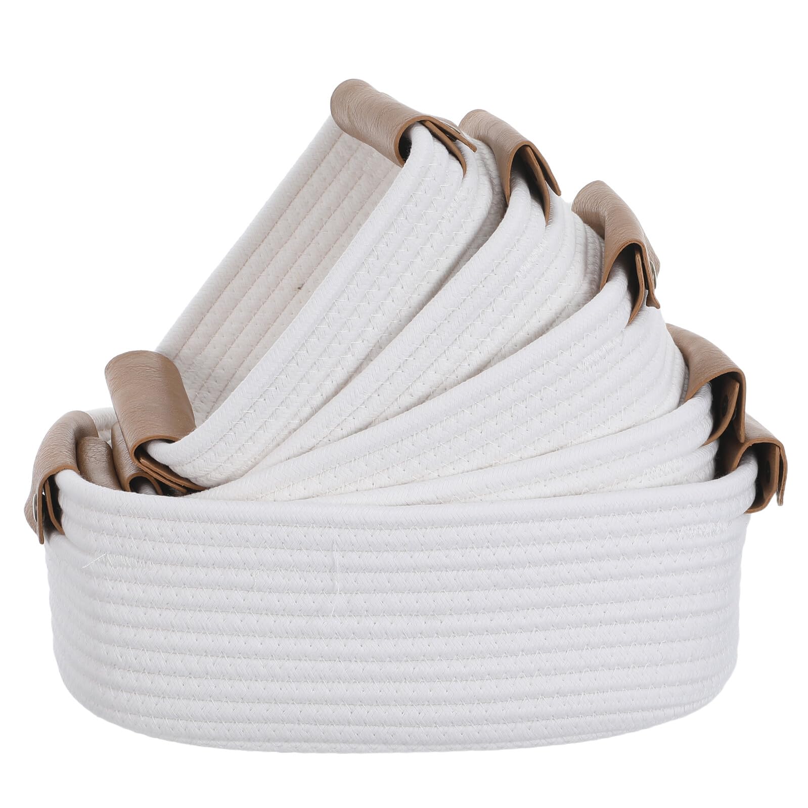 Panier de rangement en coton ifundom, élégance et organisation pour étagère