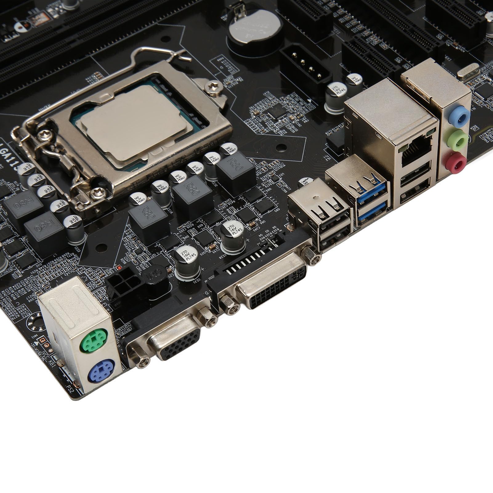 LICAEVEY Zestaw Płyt Głównych do Gier B250B — Zawiera Procesor G3930 i 8 GB Pamięci DDR4, obsługę Wielu Procesorów Graficznych i Gigabit LAN dla Stabilnego Zestawu Komputera