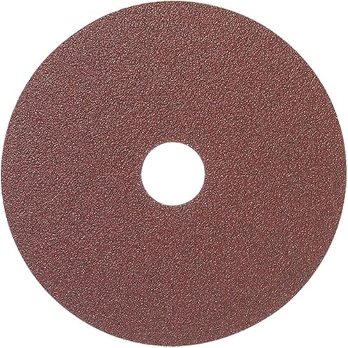 Mercer Industries 302060 Discos de fibra de resina de óxido de aluminio de lija 60 (Paquete de 25), 5 x 78 pulgadas