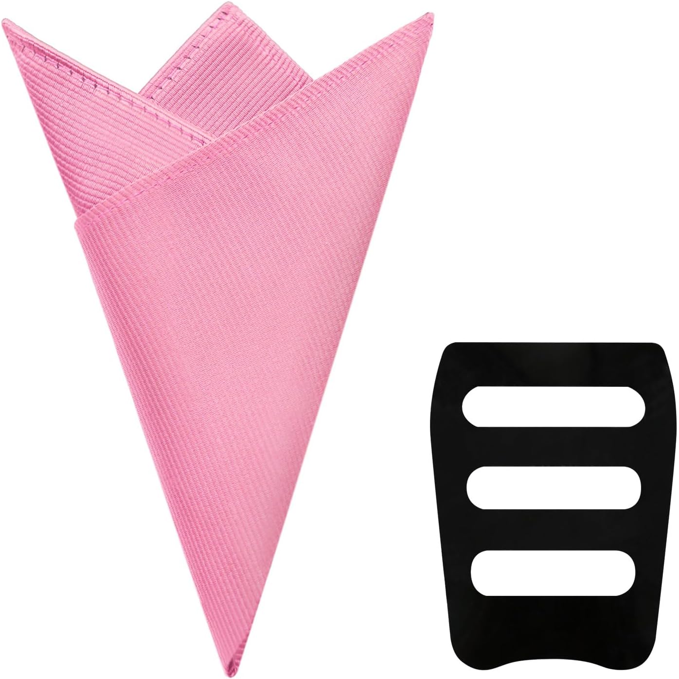 Mantieqingway Mens Handkerchiefs, Solid Colors Hankies with Pocket Squares Holder for Suit, Daily, Wedding, Party, Banquet