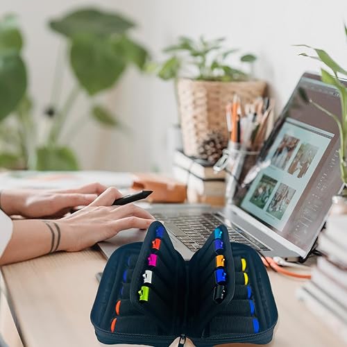 Miniatura 3 de Funda para unidad flash, 20 ranuras, estuche de almacenamiento USB JBOS para unidad flash USB, organizador de accesorios electrónicos para unidad