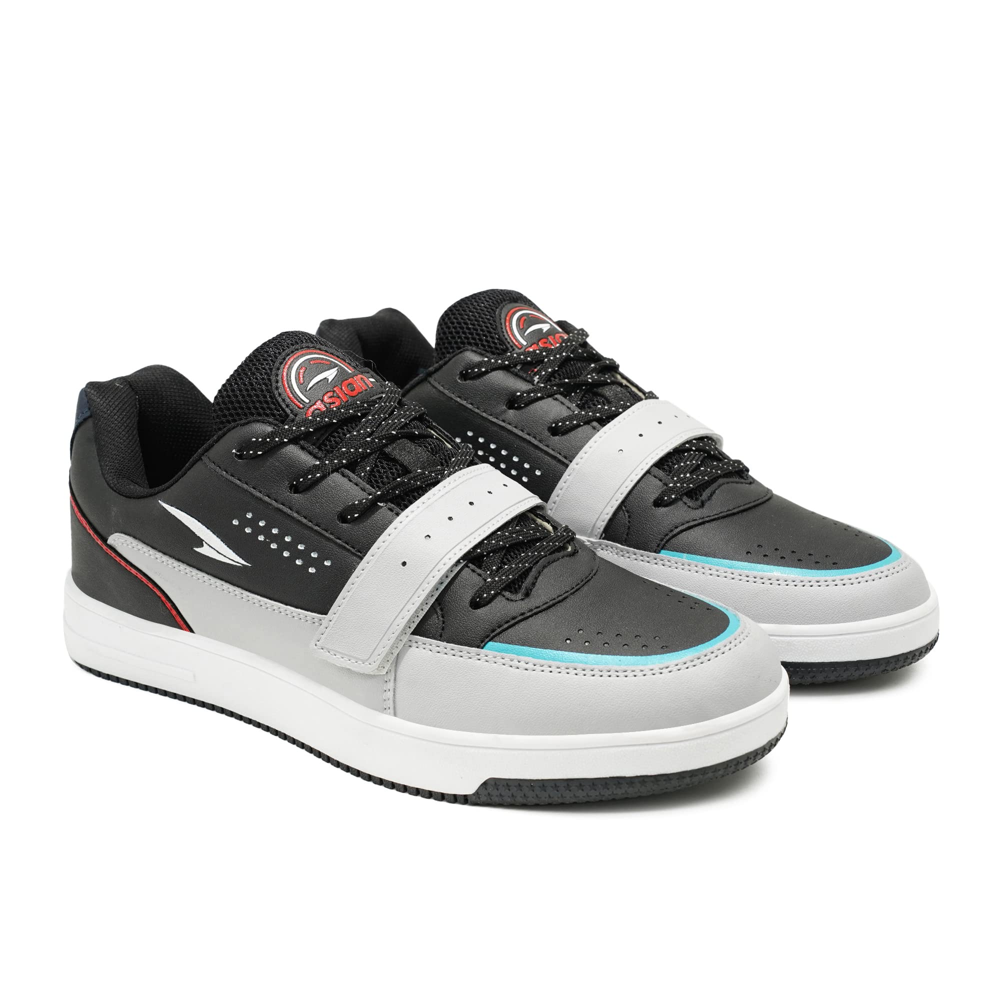 ASIAN Mens JASPER-10 Casual Sneaker,Walking,Gym Shoes with Rubber Outsole Technology Lightweight with Synthetic Upper TPR Sole with Memory Foam Insole Shoes for Mens & Boys White Grey (B0C46RM91P) Amazon Price History, Amazon Price Tracker