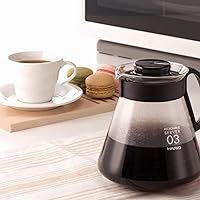 Vista 6 de Hario V60 Glass Range - Servidor de café, 12.2 fl oz, color negro