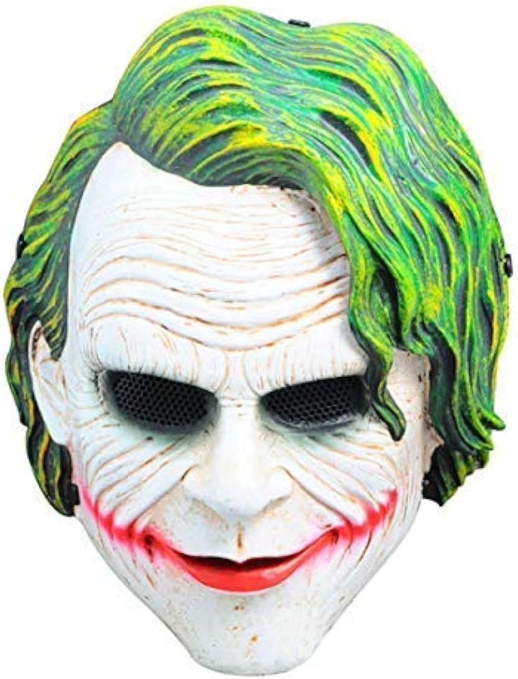 FAVELA Dark Knight Movie Inspired Plastic Fawkes Mask Anonymous VIP Edition Face-Mask Cosplay Protest V for Vendetta (Joker-mask)