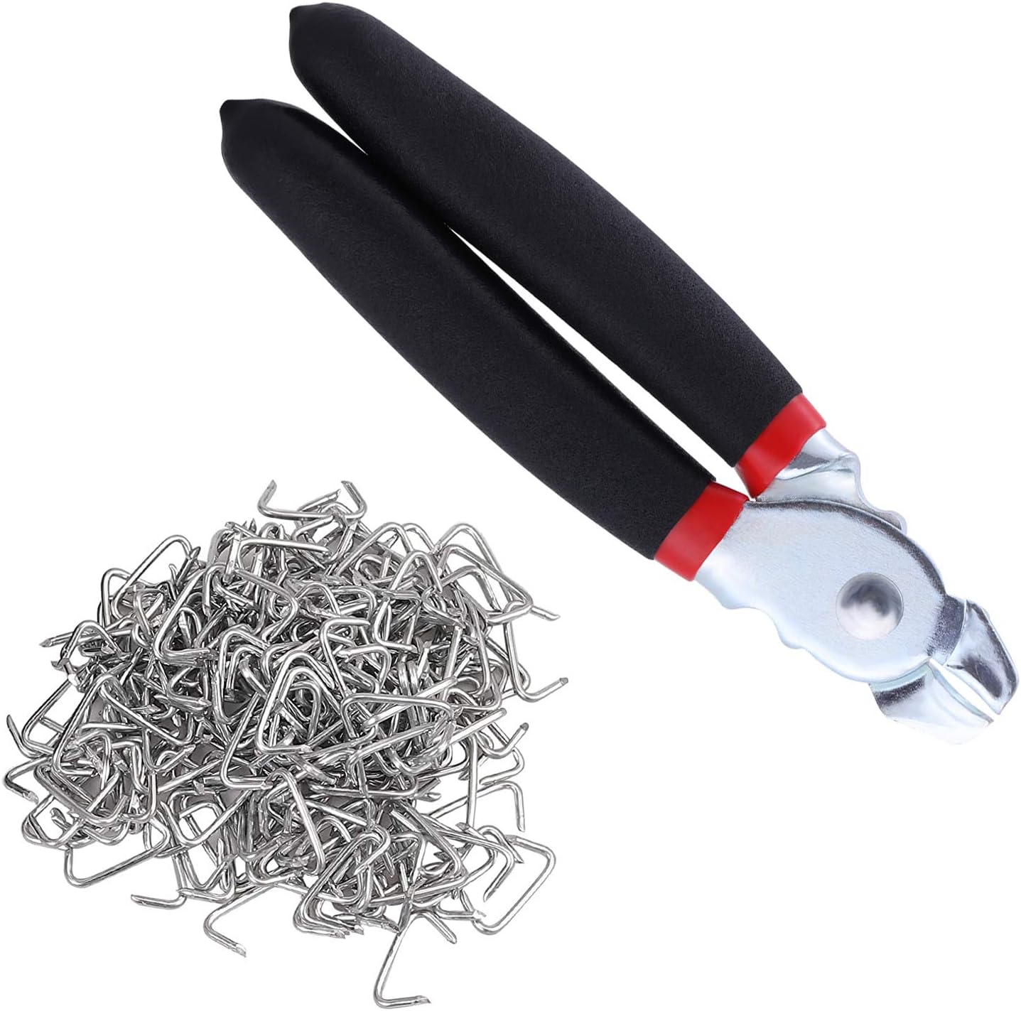 Vintage Car & Truck Parts Hog Ring Pliers and 200 Hog Rings 1/2