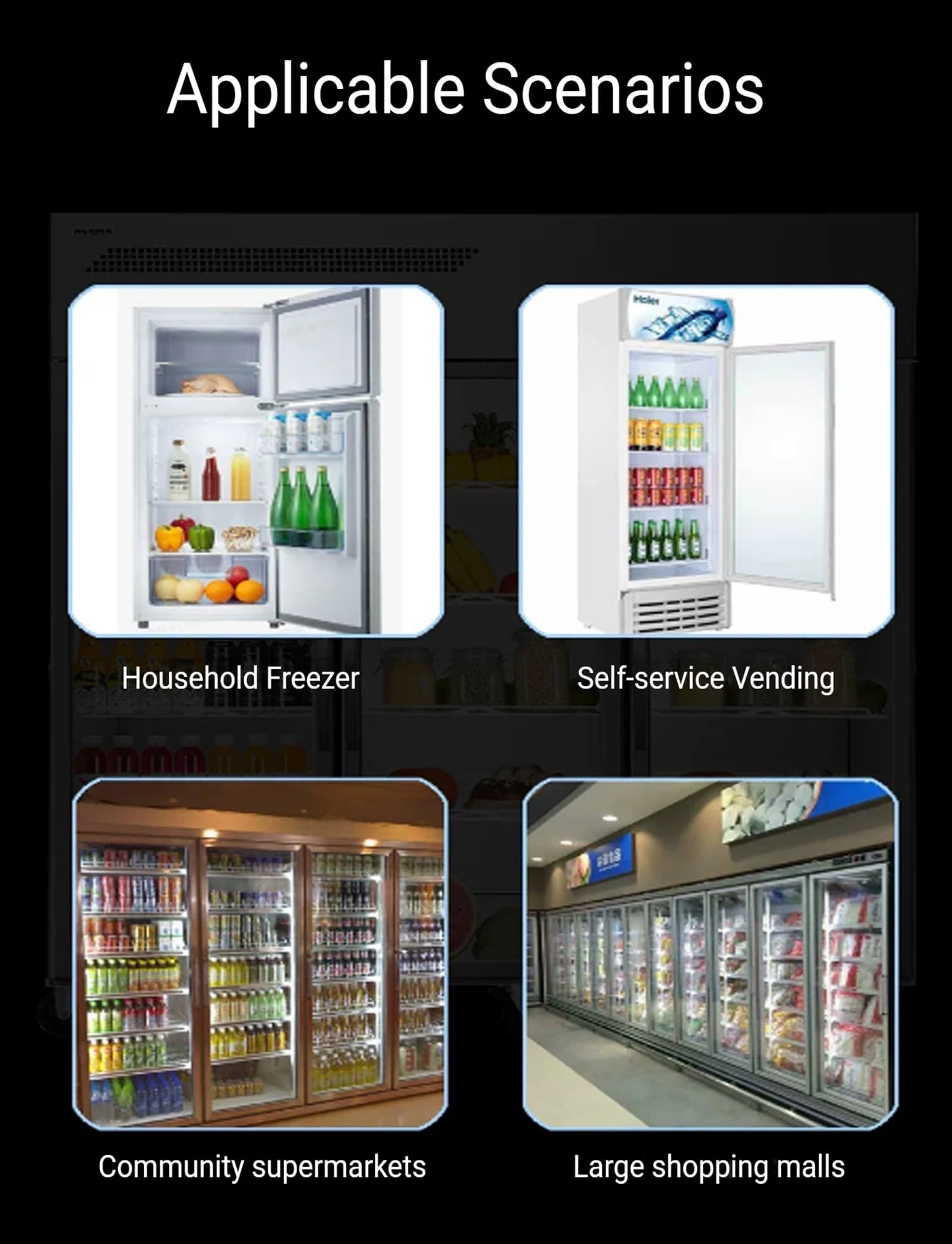 Organizador de estantes for congelador, estante divisor, rejilla de alambre | For accesorio de almacenamiento en refrigerador vertical y arcón.(110x42cm(43.3x16.5"))