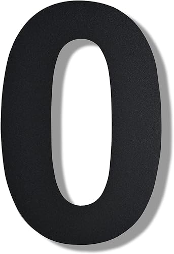 Miniatura 8 de BetLight Números de casa modernos, 8 pulgadas de alto, de acero inoxidable, flotante, número de dirección para exteriornegronúmero 8