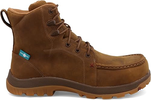 Miniatura 4 de Twisted X Bota de trabajo oblicua con cordones para hombre Nano Composite Toe - Mfswnw1