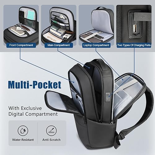 Miniatura 3 de hk Mochila de viaje para laptop, Negro -
