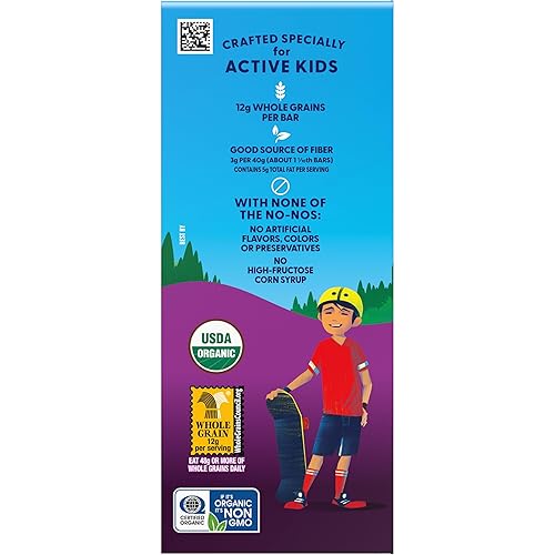 Miniatura 15 de Clif Kid ZBar Zbar - Barras de chocolate con chispas de chocolate - Barritas energéticas horneadas suaves - Sin OMG - 0.42 oz de granos enteros -