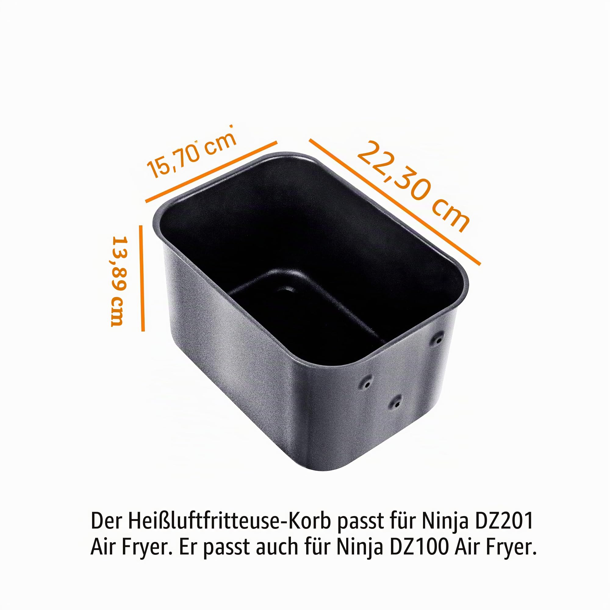 Ninja Foodi Dual Air Fritteuse Kochkorb & Crisper Teller Set - Air Friteuse Korb & Grillpfanne für Ninja DZ201 & DZ100 Foodi Air Fryer