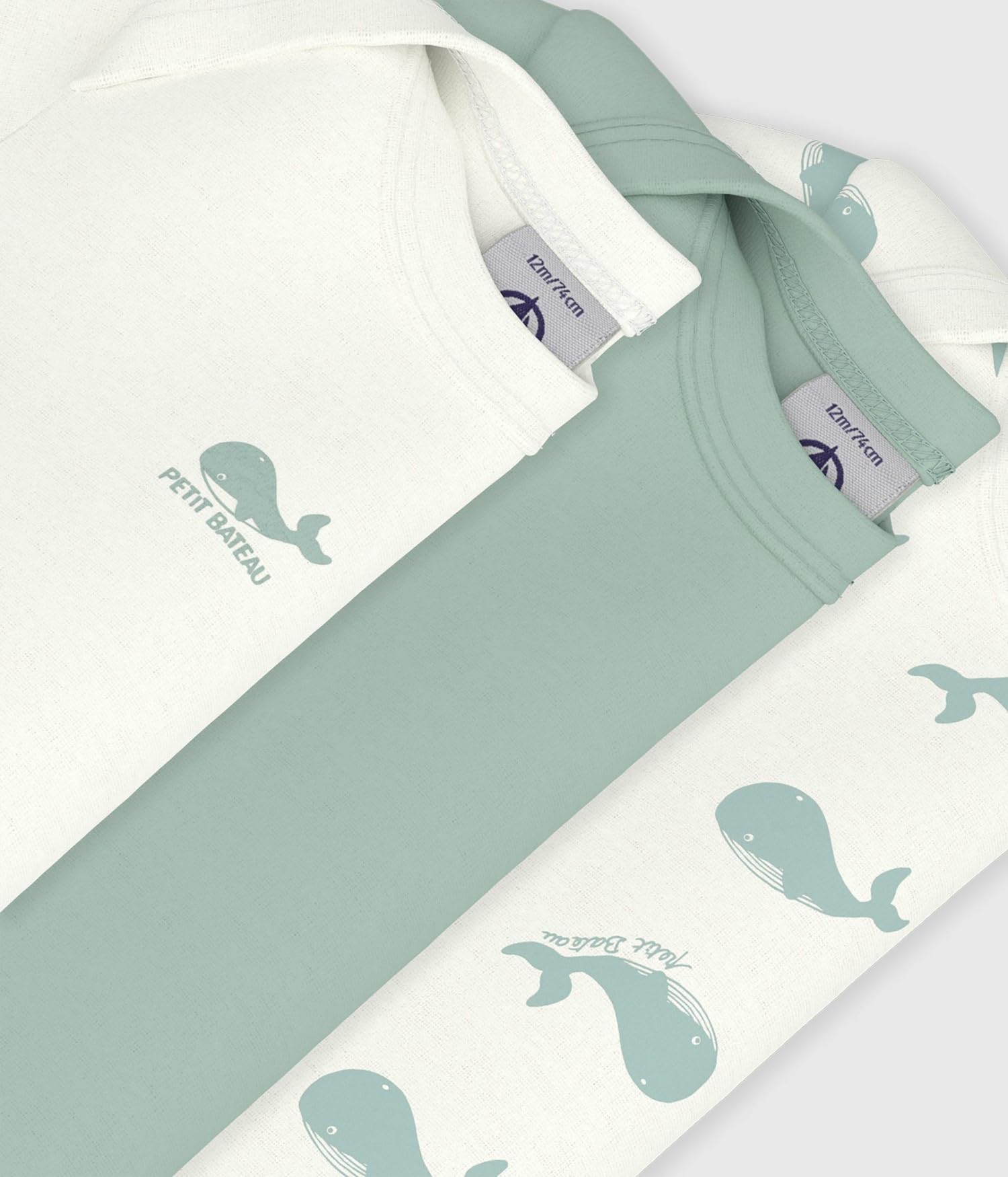 Petit Bateau A0foj Sous Vêtements JOUR Mixte bébé (lot de 3)