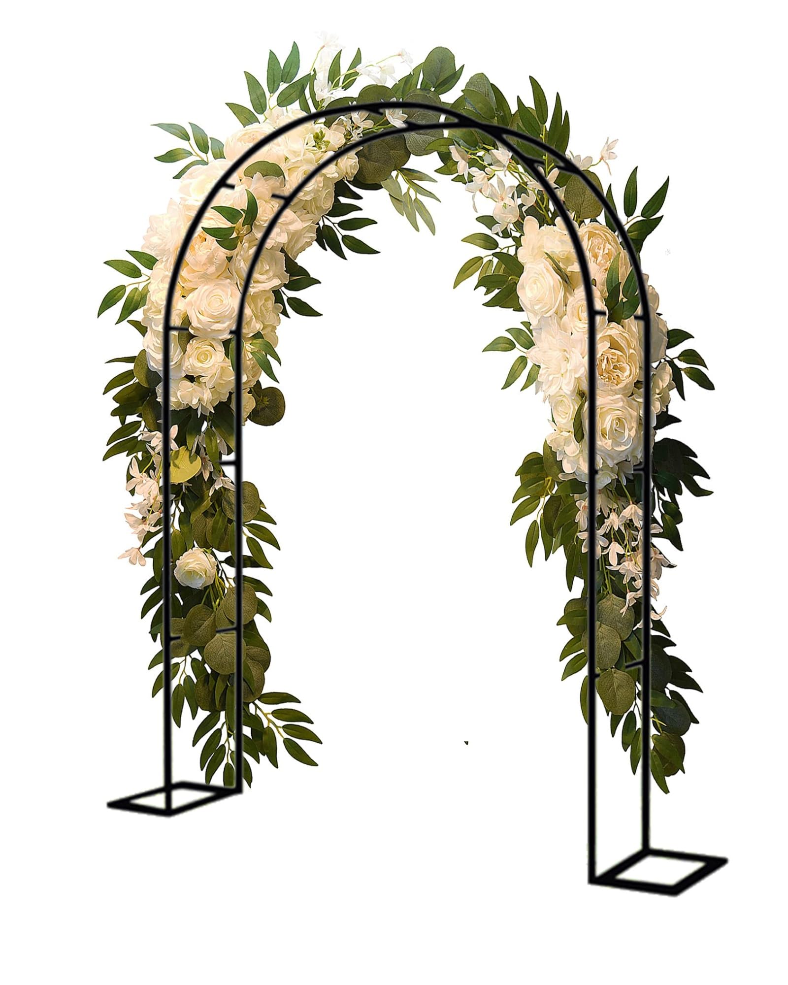 Arche de mariage contre le vent treillis stable et modulable