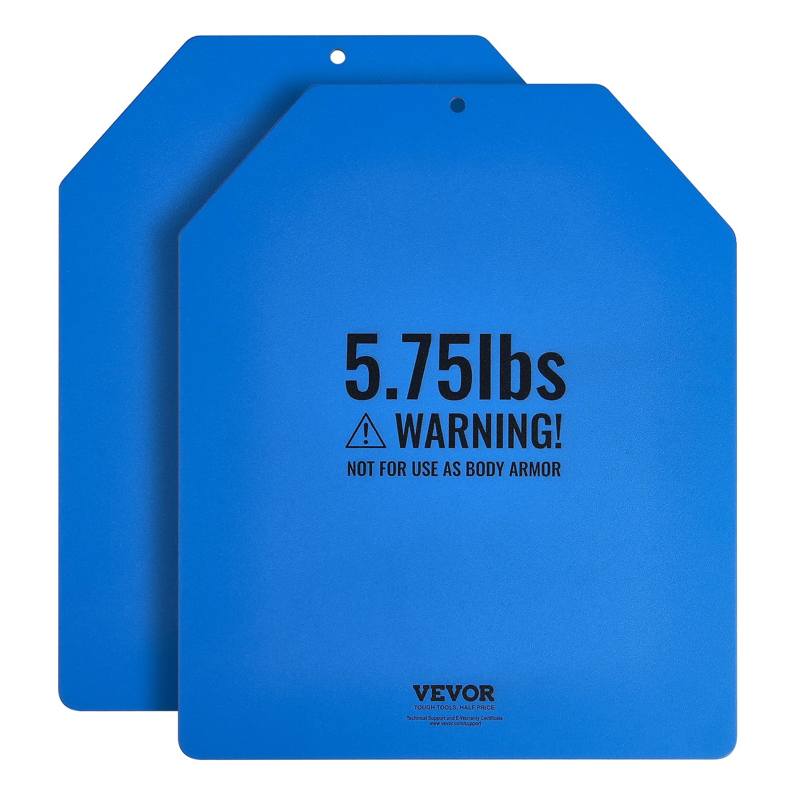 VEVOR Placas para Chalecos Lastrados, Pares 9 kg, Acero de Primera Calidad, Ajuste Ergonómico Contorneado, Peso Adicional, para Entrenamiento de Fuerza, Carrera, Fitness, 250 x 310 x 16±10 mm, Verde